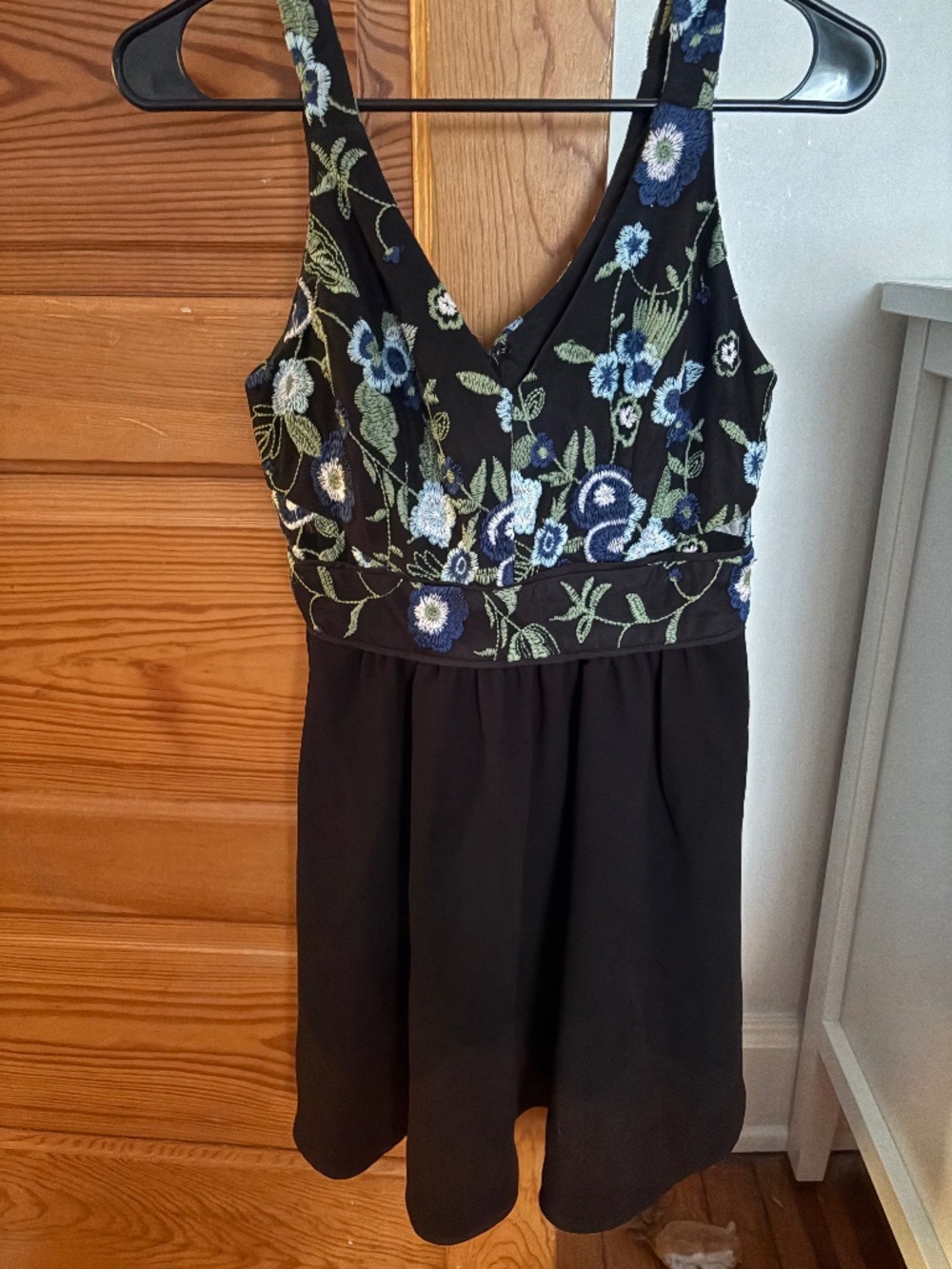 Embroidered floral dress BCBG